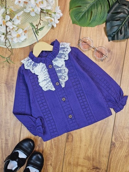 شومیز دخترانه مونیکا - تصویر 3