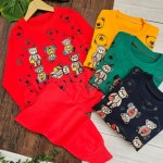 بلوز و شلوار پسرانه خرس قهوه ای