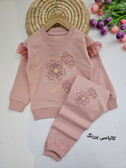 بلوز و شلوار دخترانه میخک - تصویر 3