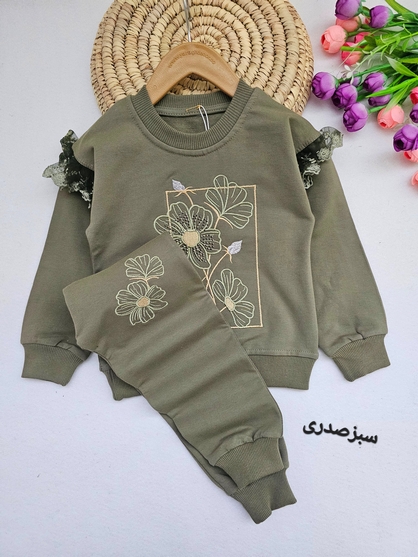 بلوز و شلوار دخترانه میخک - تصویر 4
