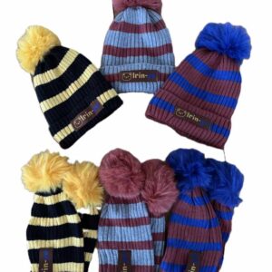 کلاه و شال گردن راه راه