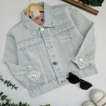 کت جین دخترانه قلبی