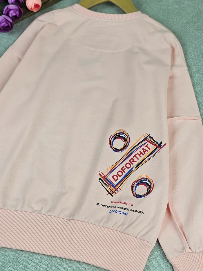 بلوز تک دخترانه کلاه به سر - تصویر 5