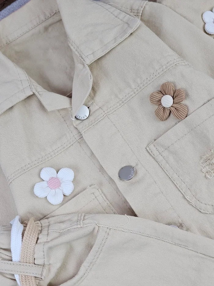 کت و شلوار کتان دخترانه برکه - تصویر 6