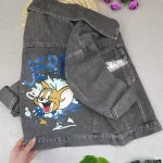 کت جین پسرانه پشت چاپی