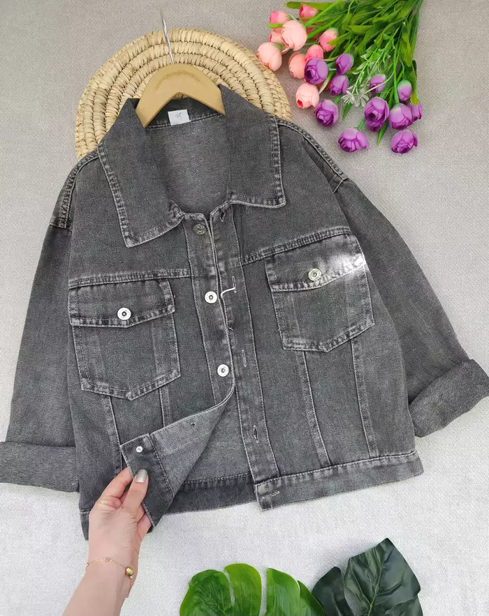 کت جین پسرانه پشت چاپی - تصویر 3