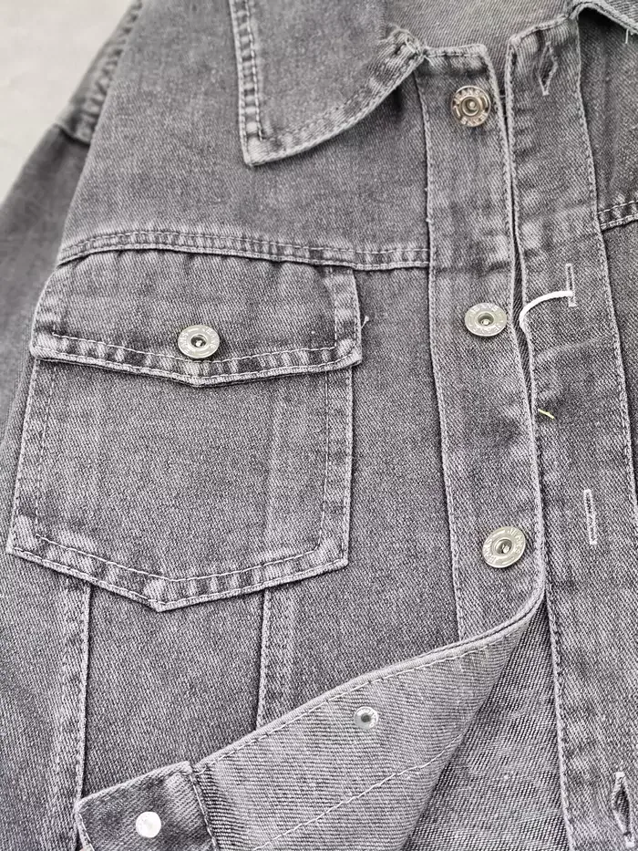 کت جین پسرانه پشت چاپی - تصویر 4