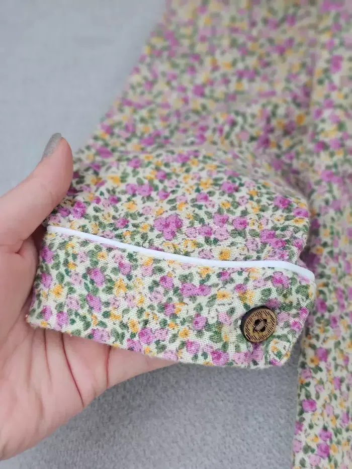 پیراهن دخترانه چین دار - تصویر 6