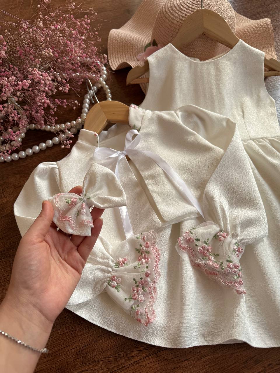 کت و سارافون دخترانه ترمه - تصویر 4