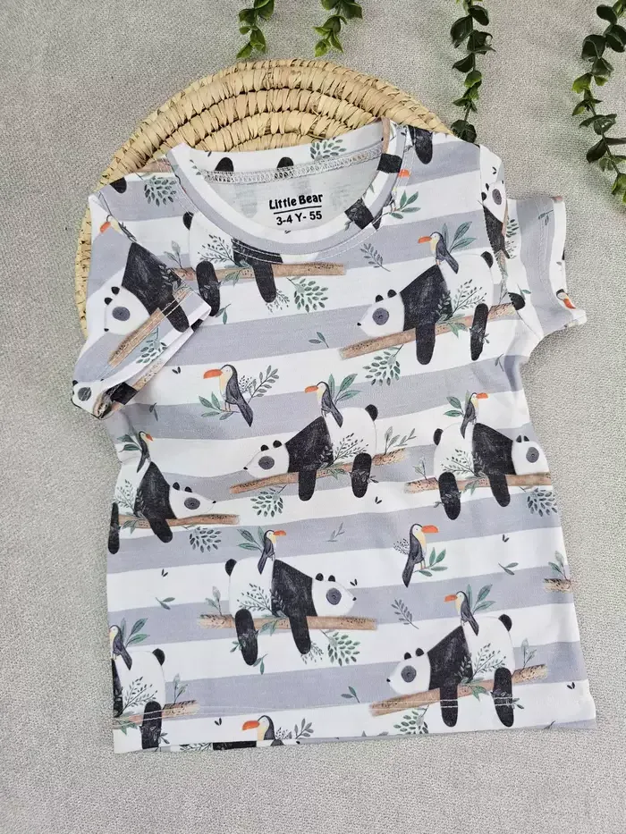 تیشرت و شلوار خواب پسرانه نیهان - تصویر 5