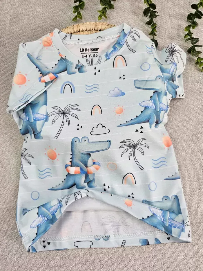 تیشرت و شلوار خواب پسرانه نیهان - تصویر 4