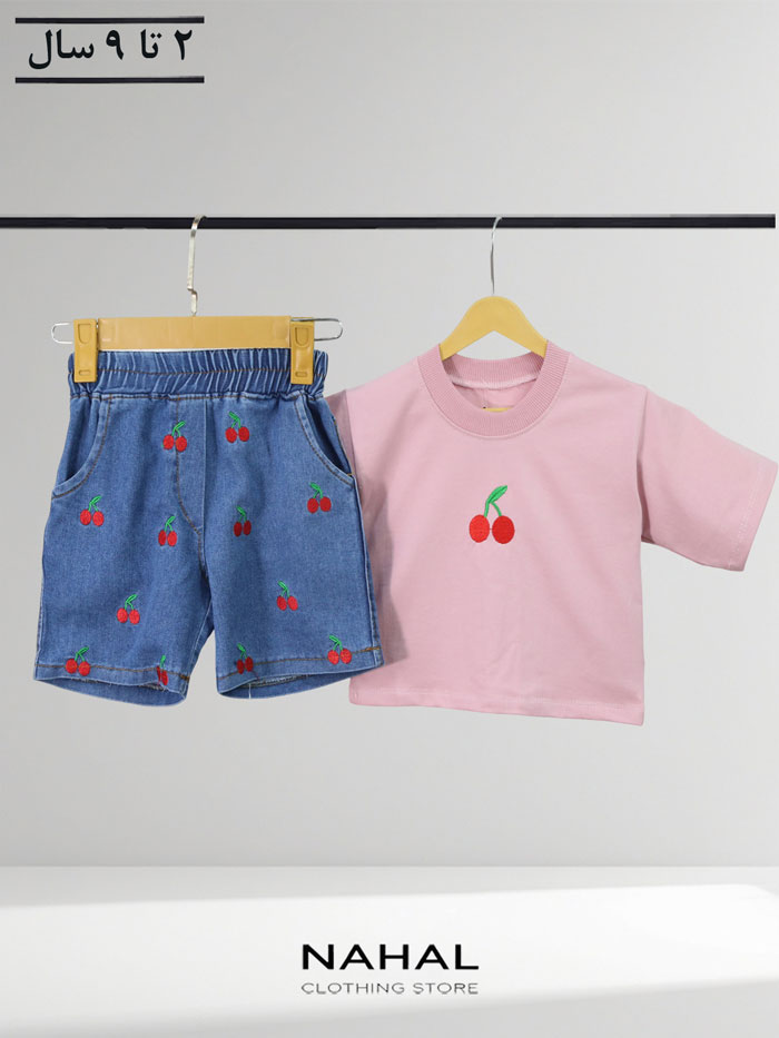 کراپ و شلوارک دخترانه ترگل - تصویر 6