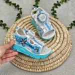 صندل دخترانه کرومی ستاره ای