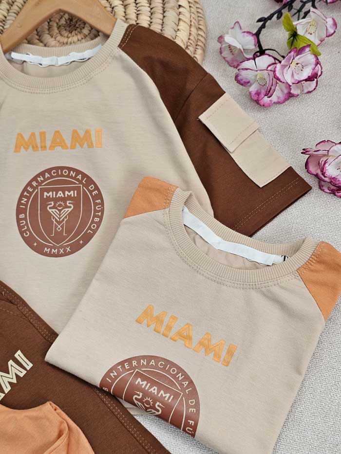 تیشرت و شلوارک پسرانه miami - تصویر 4