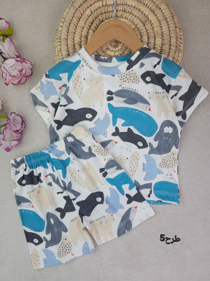 ست تیشرت و شلوارک اسپرت شایان - تصویر 3