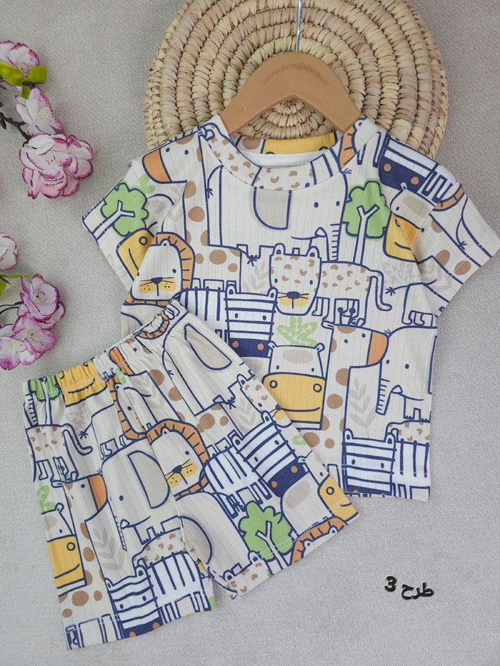 ست تیشرت و شلوارک اسپرت شایان - تصویر 4