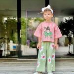 تیشرت و شلوار دخترانه بابونه