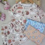 ست تیشرت و شلوارک دخترانه سودا