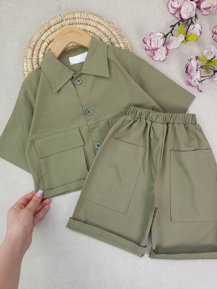 کراپ شلوارک دخترانه شایلین - تصویر 4