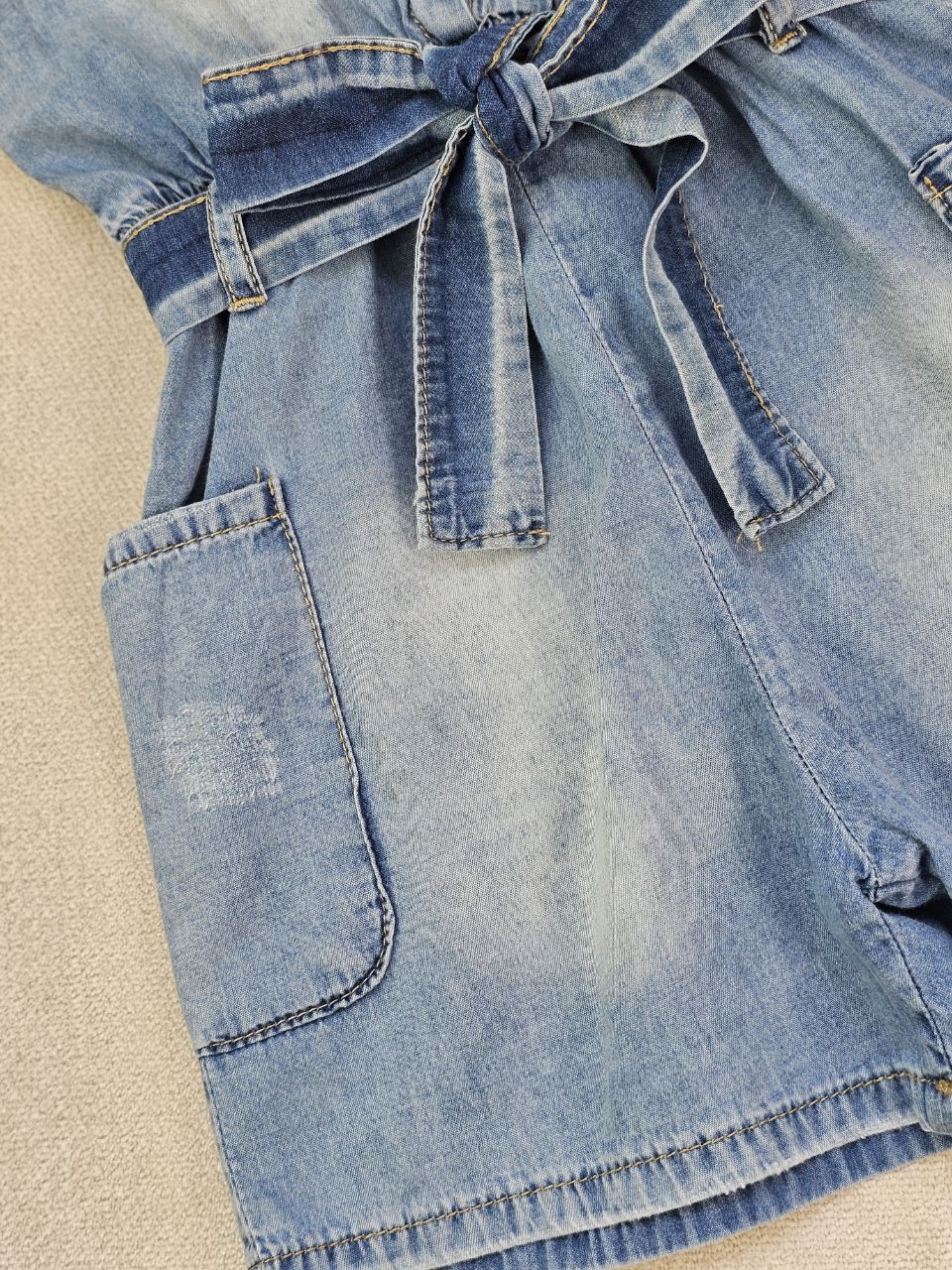 سرهمی جین دخترانه مانیا - تصویر 8