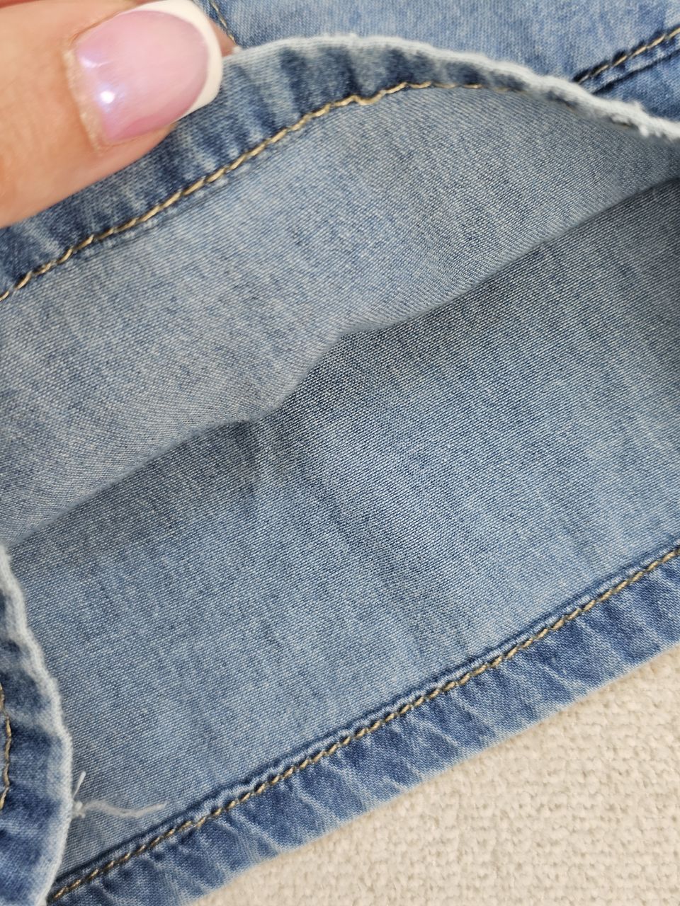 سرهمی جین دخترانه مانیا - تصویر 7