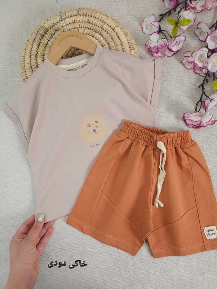 تیشرت و شلوارک دخترانه فلامینگو - تصویر 8