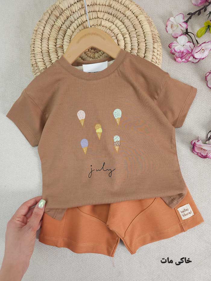 تیشرت و شلوارک دخترانه فلامینگو - تصویر 5