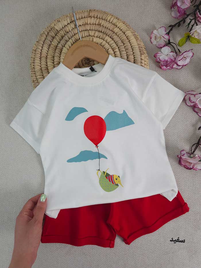 تیشرت و شلوارک دخترانه فلامینگو - تصویر 3