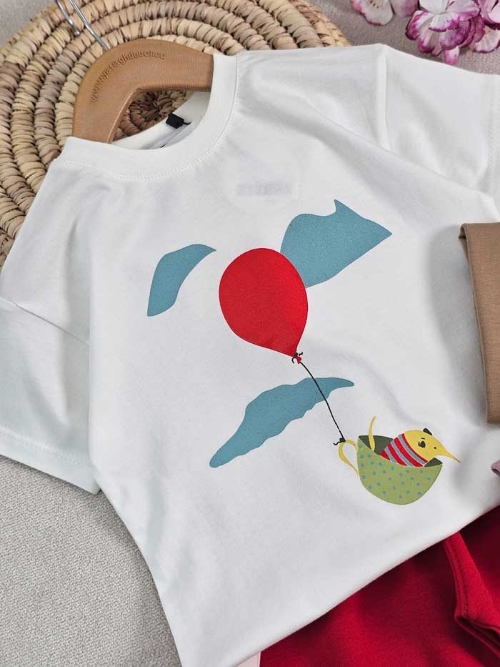 تیشرت و شلوارک دخترانه فلامینگو - تصویر 10