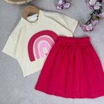 کراپ و دامن دخترانه دلوین