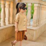 تیشرت تک دخترانه بالرین