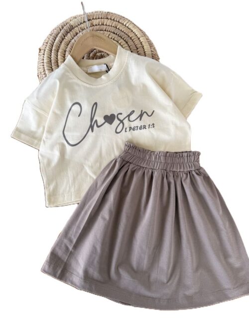 کراپ و دامن دخترانه chosen