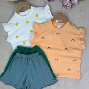 تاپ و شورتک دخترانه میجان