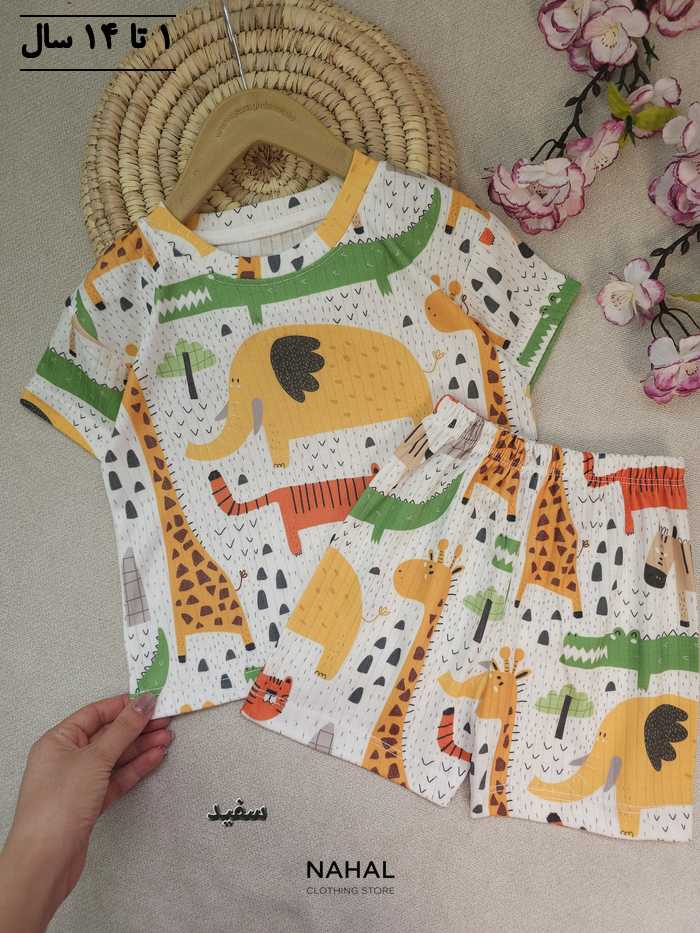 ست تیشرت و شلوارک پسرانه سه طرح - تصویر 3