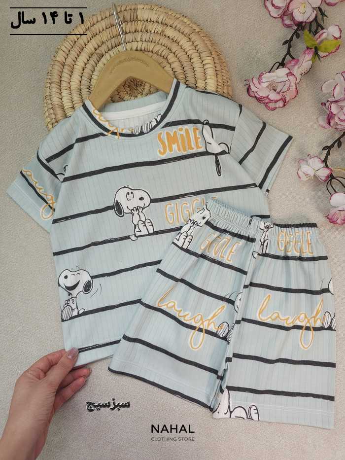 ست تیشرت و شلوارک پسرانه سه طرح - تصویر 4