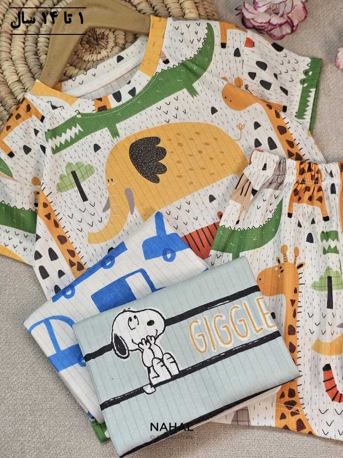 ست تیشرت و شلوارک پسرانه سه طرح - تصویر 5