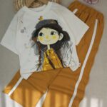 کراپ و شلوار دخترانه دختر گنجشک