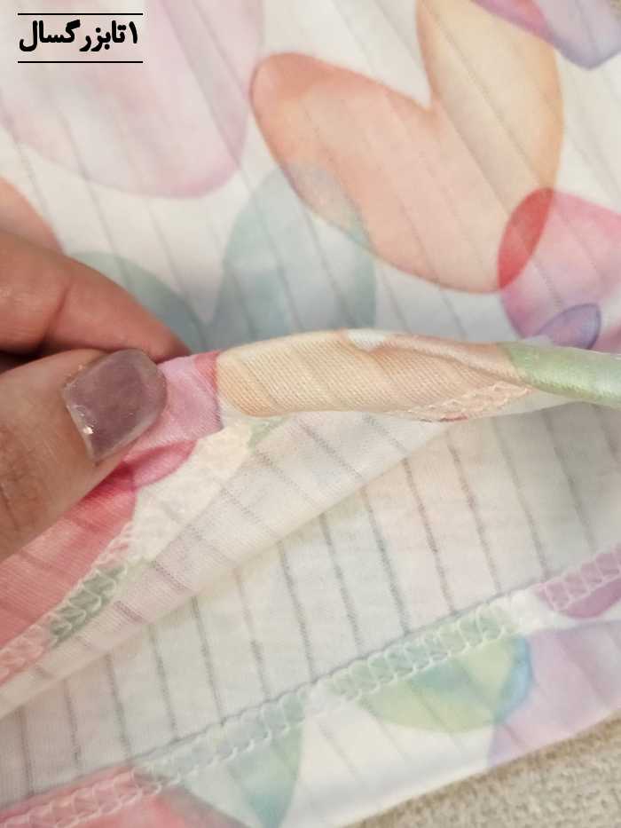 ست تیشرت و شلوارک خواب دخترانه سدنا - تصویر 6