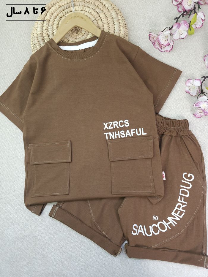 تیشرت و شلوارک پسرانه XZRCS - تصویر 5