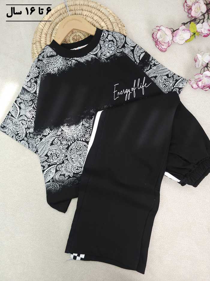 تیشرت و شلوار پسرانه طرح سنتی - تصویر 4