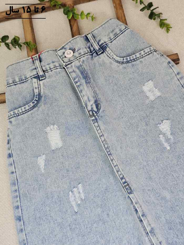 دامن جین دخترانه نادیا - تصویر 3