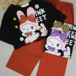 کراپ و شلوار دخترانه INKEET