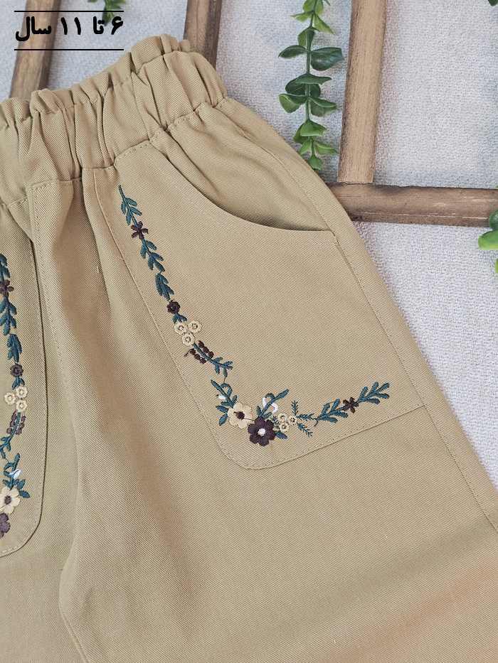 شلوار دخترانه گلدوزی - تصویر 5