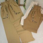 شلوار دخترانه گلدوزی