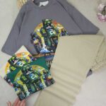 تیشرت و شلوار پسرانه ربات موتور سوار