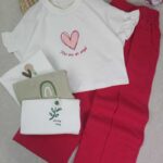 کراپ و شلوار دخترانه سلنا