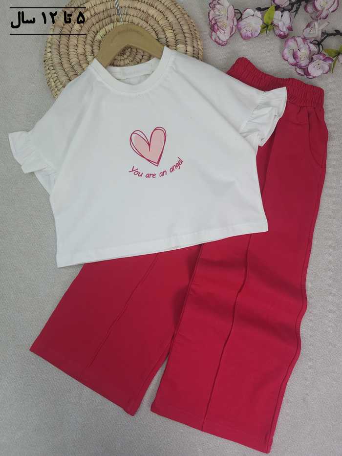 کراپ و شلوار دخترانه سلنا - تصویر 3