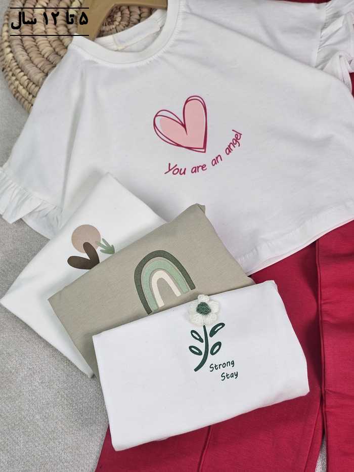 کراپ و شلوار دخترانه سلنا - تصویر 7