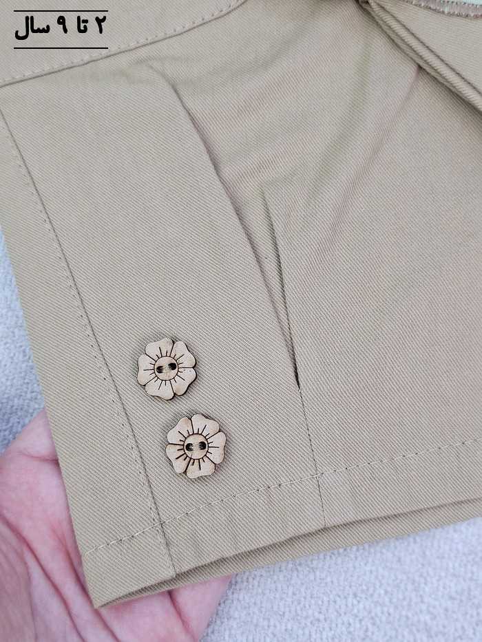 کراپ و شلوارک دخترانه آفتابگردان - تصویر 7