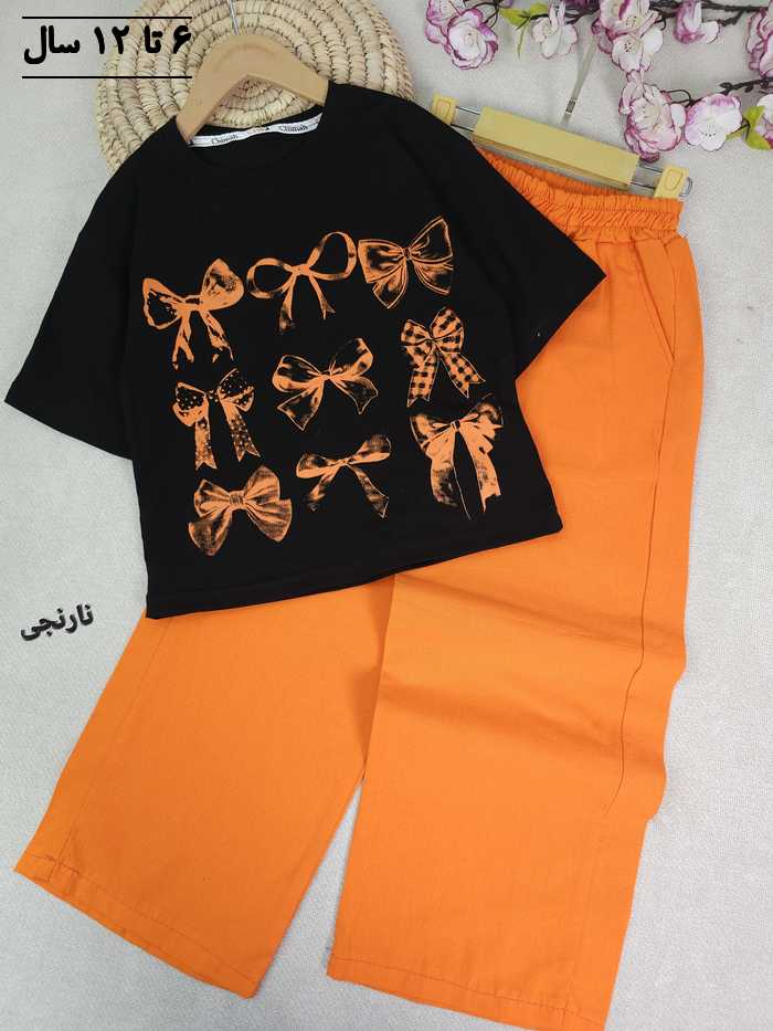 کراپ و شلوار دخترانه ملورین - تصویر 3